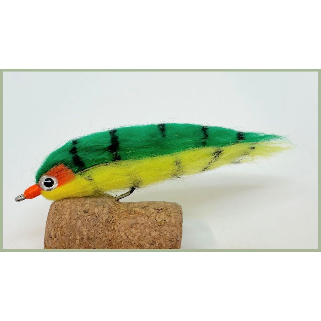 Pike Fishing Flies – 6 Pack Gurglers – Mixed Colours Sizes 2/0 And 1/0 By Troutflies UK